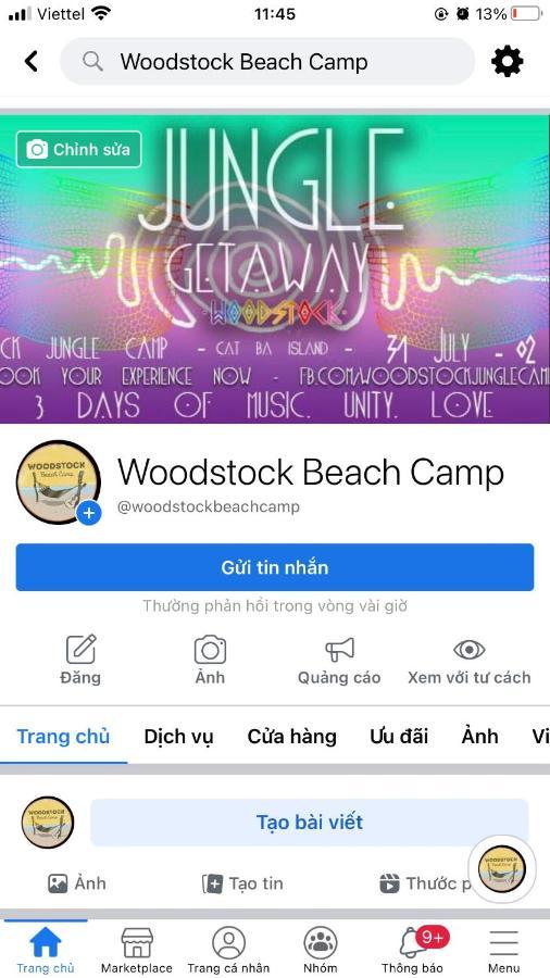 Woodstock Beach Camp Hien Hao ภายนอก รูปภาพ