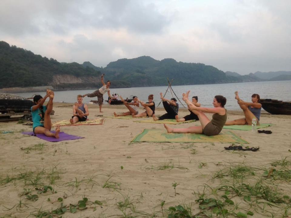 Woodstock Beach Camp Hien Hao ภายนอก รูปภาพ